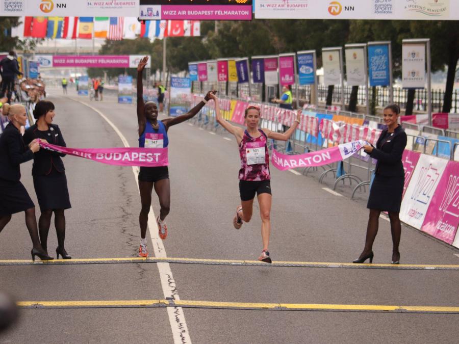 A nőknél magyar nyert, a férfiaknál három kenyai állt a dobogóra a Budapest Félmaratonon