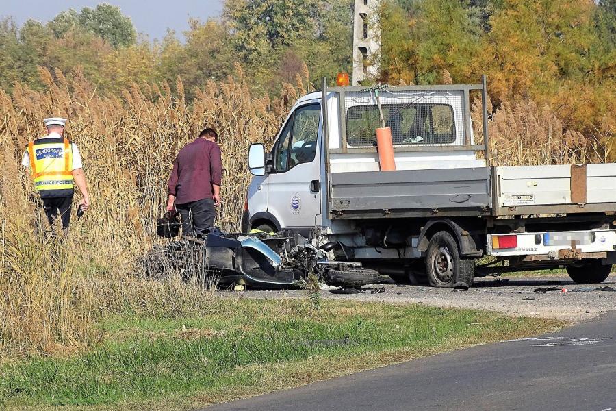 Motoros szenvedett halálos balesetet Szatymaznál