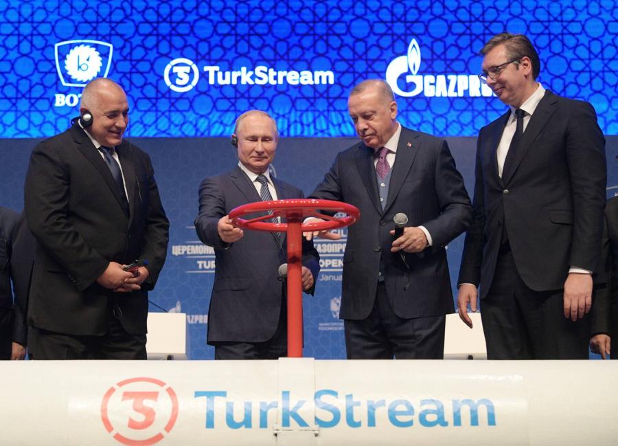 Putyin és Erdogan együtt nyitotta meg a gázcsapot: felavatták a Török Áramlat fekete-tengeri szakaszát