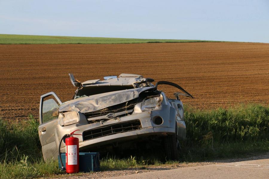 Halálos baleset – Árokba csapódott egy autó Somogyban