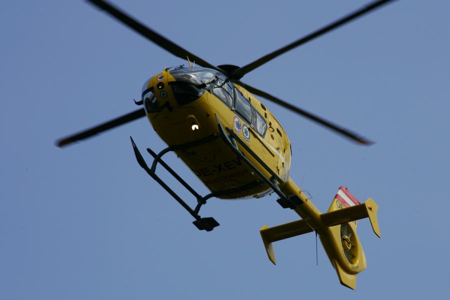 Mentőhelikopter érkezett a súlyosan sérült kisfiúért Orgovány közelében