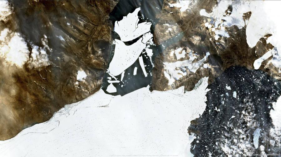 Levált egy hatalmas darab az Északi-sark legnagyobb selfjegéből
