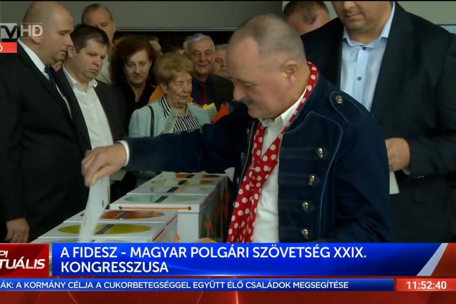 Nagy Feró is szavazott a Fidesz-kongresszuson