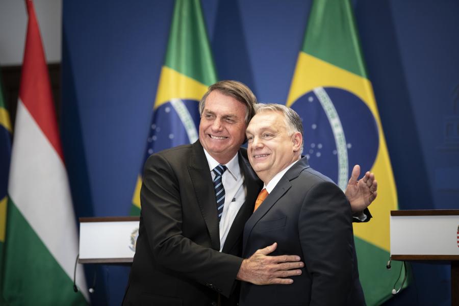 Orbán Viktor: Nagyon kevés olyan kiemelkedő vezetőt láttam, mint az önök elnöke, Bolsonaro elnök úr
