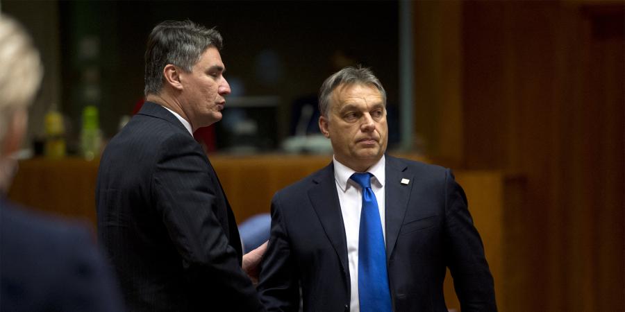 Diplomáciai botrány: a horvát elnök csak legyintett, szerinte Orbán Viktor „háztáji rögeszméi” nem veszélyesek