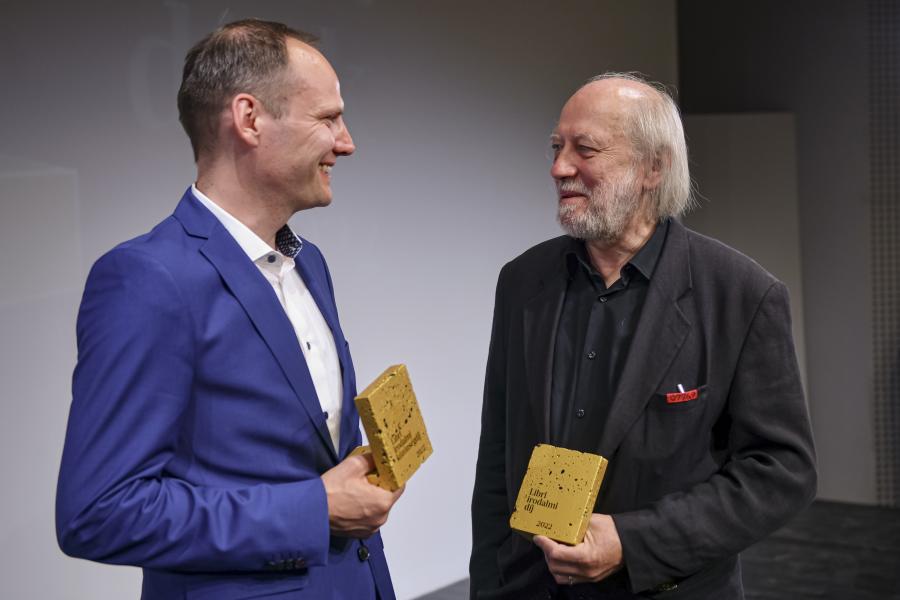 Krasznahorkai László kapta a Libri irodalmi díjat, Bödőcs Tibor közönségdíjas