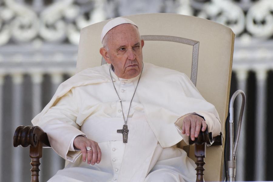 Az ukrán gabonaexport blokádjának feloldására szólított fel Ferenc pápa, szerinte a búzát nem lehet fegyverként bevetni