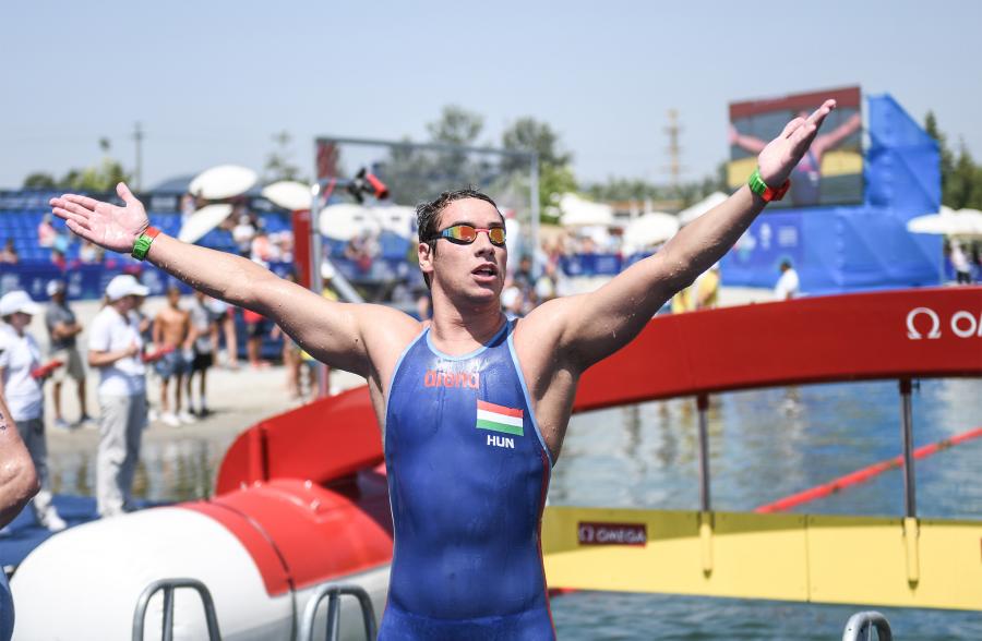 Gálicz Péter bronzérmes 25 kilométeres nyíltvízi úszásban