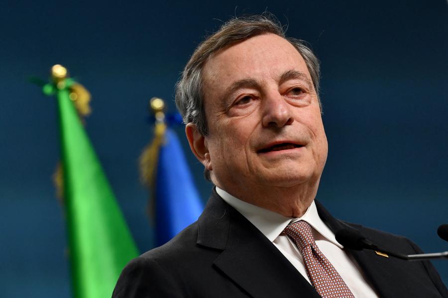 Benyújtotta lemondását Mario Draghi olasz miniszterelnök, az elnök azonban nem fogadta el