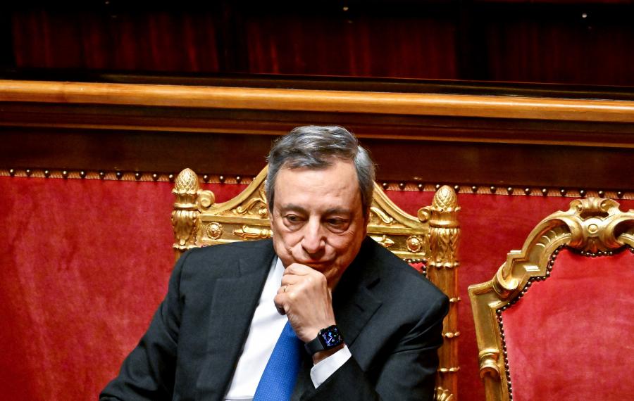 Benyújtotta lemondását Mario Draghi olasz miniszterelnök