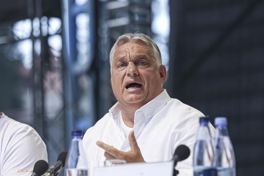 Orbán Viktor narkósnak nevezte a kata szigorítása ellen tüntetőket