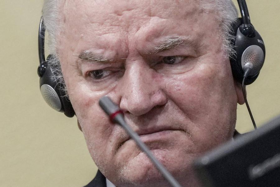 Súlyos állapotban van Ratko Mladić, kórházba kellett vinni