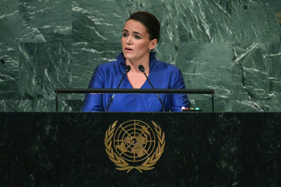 Novák Katalin a háborús bűnösök bíróság elé állításáért szólalt fel az ENSZ-ben