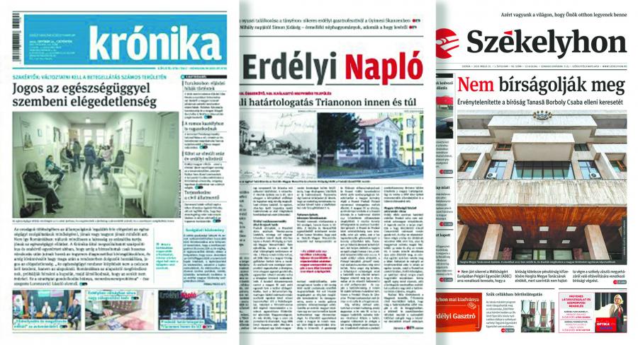 Szétdurrant a kisgömböc, az erdélyi magyarság száz éves kisebbségi léte alatt először marad nyomtatott országos napilap nélkül