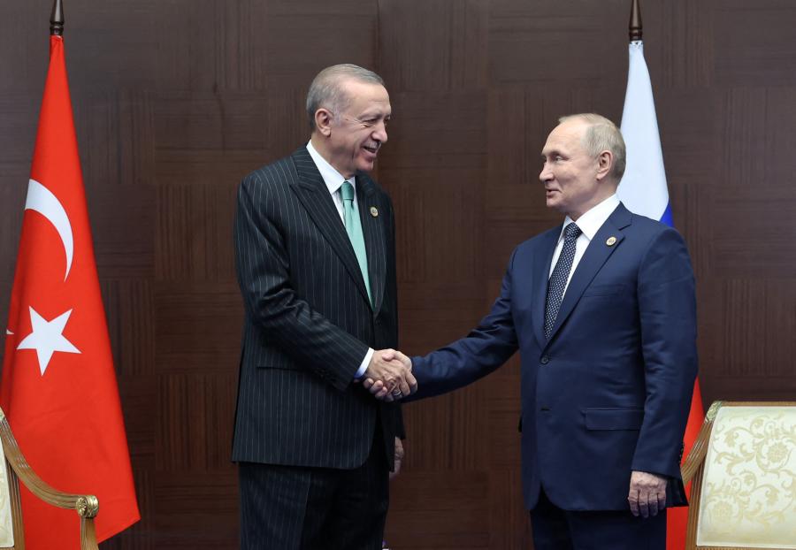 A török elnök szerint Vlagyimir Putyin megpuhult, és már inkább tárgyalna