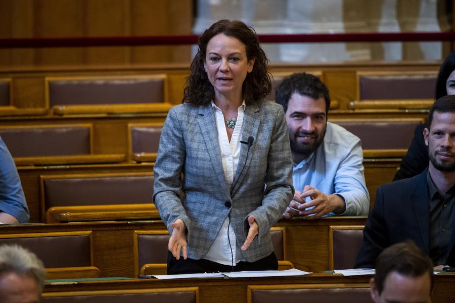 Szabó Tímea kimondta a parlamentben, hogy „lex megdöglesz” ezért elvették tőle a szót