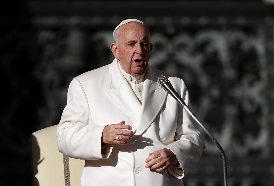 Ferenc pápa az ukránok szenvedését a sztálini időkben elszenvedett éhínséghez hasonlította