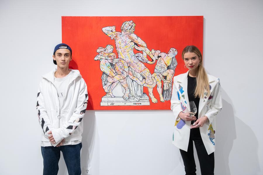 Festmény eladásával akar segíteni az ukrajnai menekülteken két magyar képzőművész