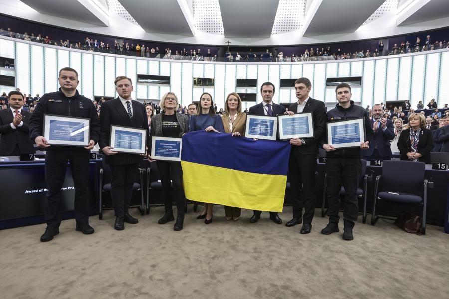Az ukrán népé a gondolatszabadságot kifejező Szaharov-díj 