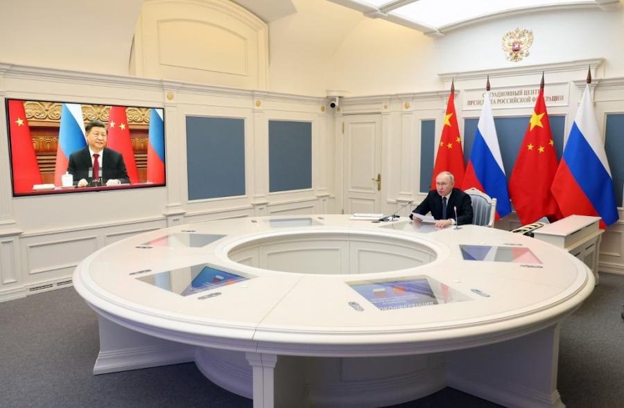 Putyin: Oroszország és Kína együttműködése a nemzetközi színtéren hozzájárul az „igazságos világrend” kialakításához