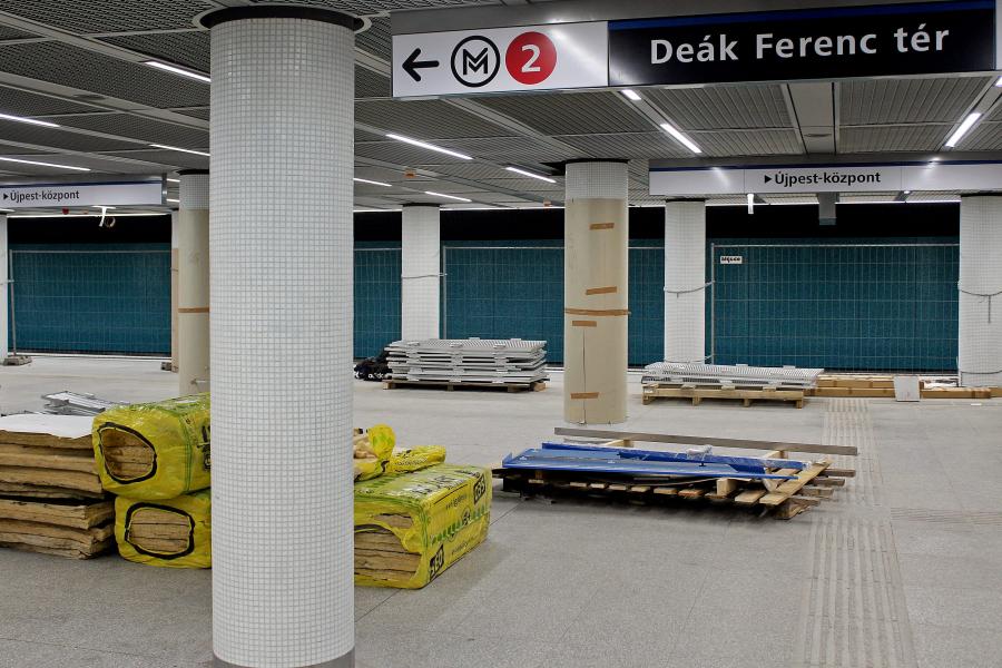 Január 23-tól már a Deák térig jár az M3-as metró Dél-Pest felől