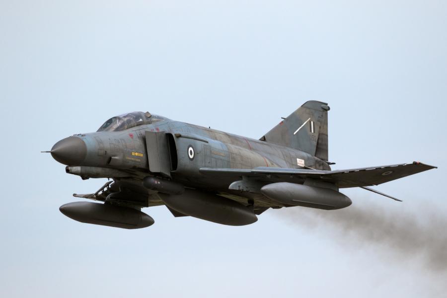 A Jón-tengerbe zuhant gyakorlatozás közben a görög légierő egyik vadászgépe