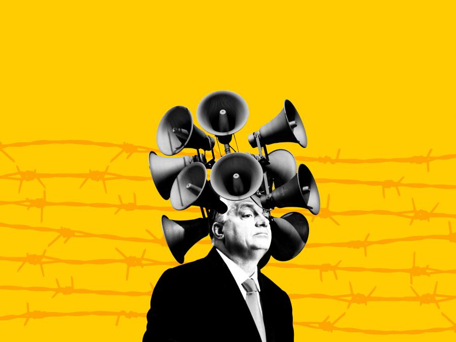 Üvöltő fejek: Megafon-hangok Fidesz-kottából