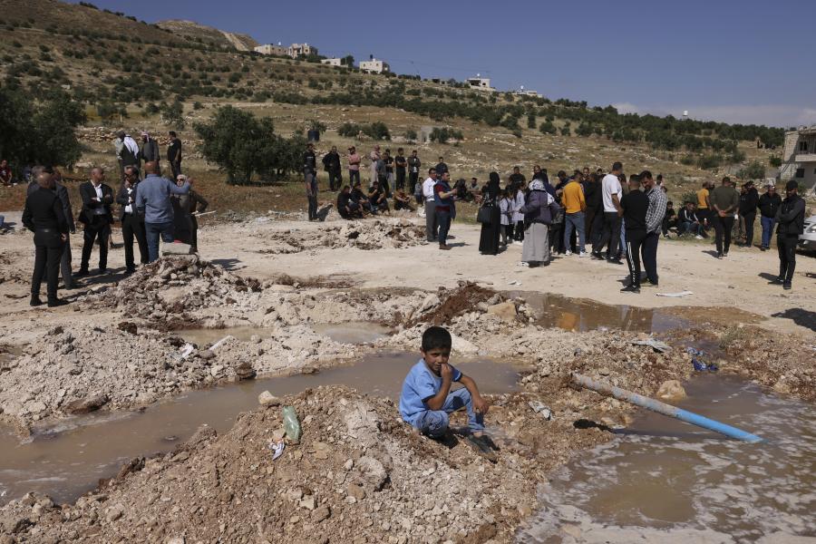 Palesztin iskolát rombolt le Izrael