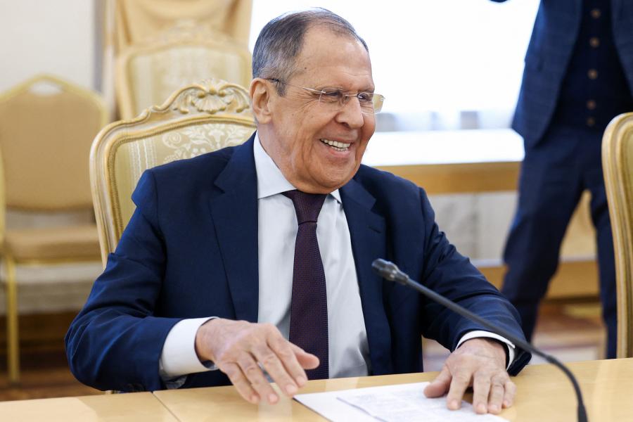 Szergej Lavrov arra célozgatott, hogy Ukrajna támadta meg Oroszországot 