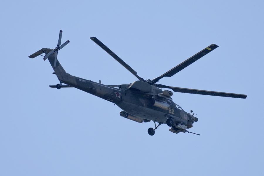 Lezuhant egy orosz katonai helikopter a Krím felett