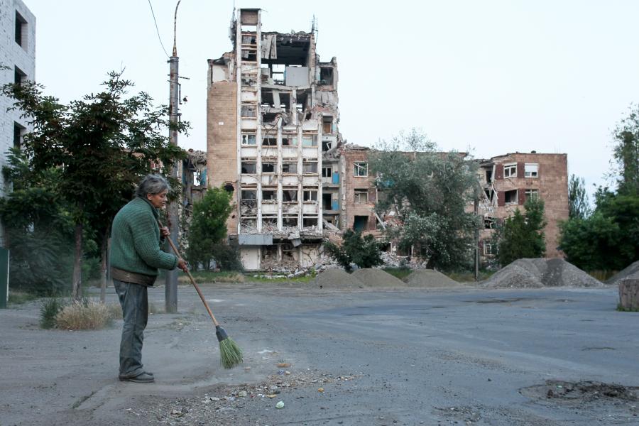 Partizánok felgyújtottak egy orosz bázist Mariupolban 