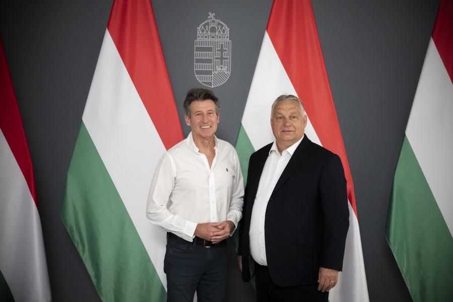 A Nemzetközi Atlétikai Szövetség elnöke elmondta Orbán Viktornak, hogy meg van elégedve az új stadionnal