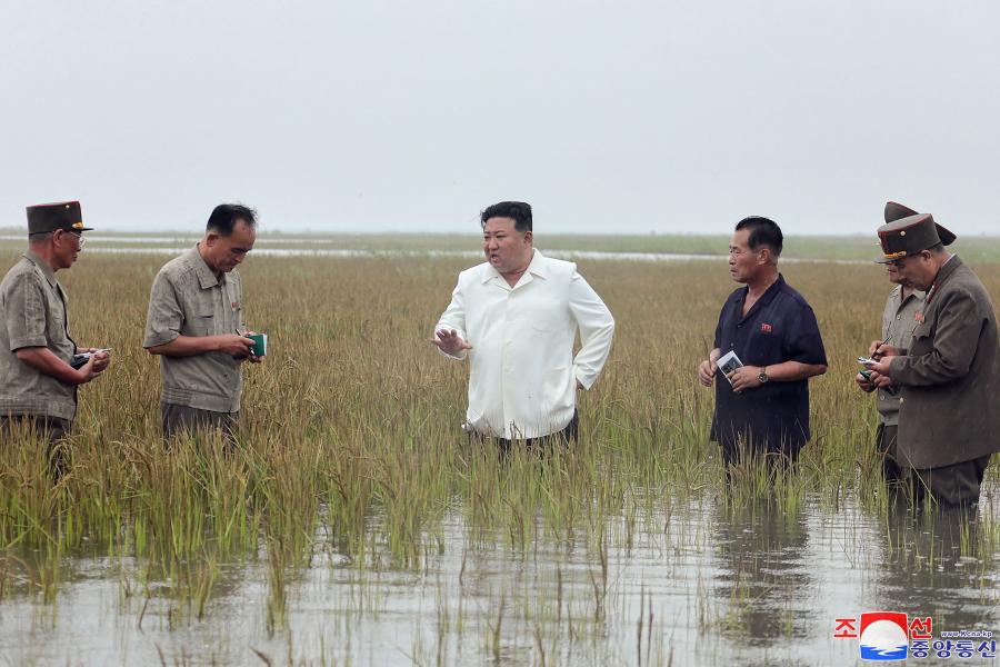 Kim Dzsong Un jól leteremtette embereit, amiért termőföldeket öntött el az árvíz 