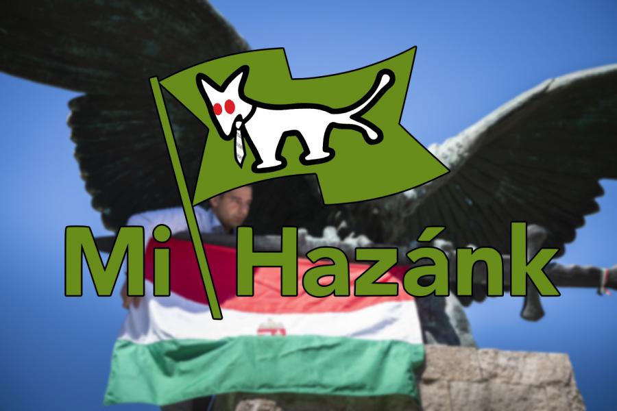 Egymás mellett a Magyar Kétfarkú Kutya Párt és a Mi Hazánk támogatottsága  