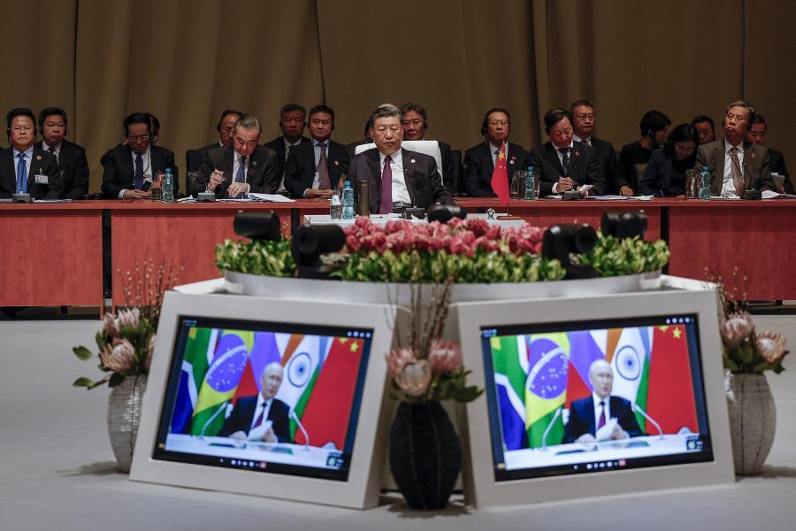 Nem mondta el beszédét a kínai elnök a BRICS-csúcson, a pekingi állami média ezt el akarta hallgatni