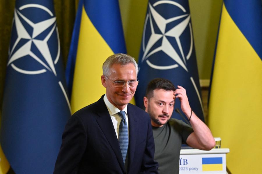 Váratlanul Kijevbe utazott a NATO-főtitkára, szerinte Moszkva birodalmi téveszmékért harcol