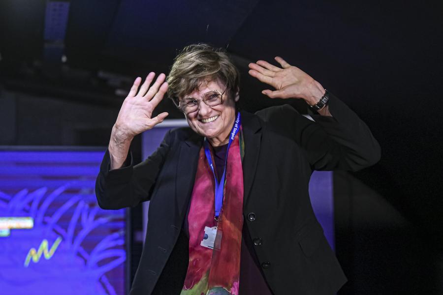 Karikó Katalin megkapta Nobel-díjas eldődje, Szent-Györgyi Albert egykori dolgozószobáját a Szegedi Tudományegyetemen
