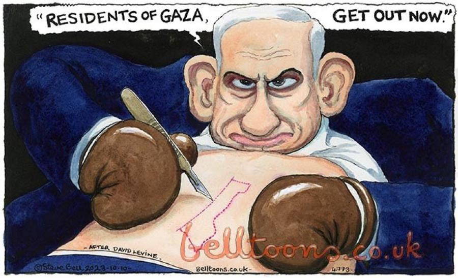Kirúgta karikaturistáját egy Benjamin Netanjahut ábrázoló rajz miatt a The Guardian