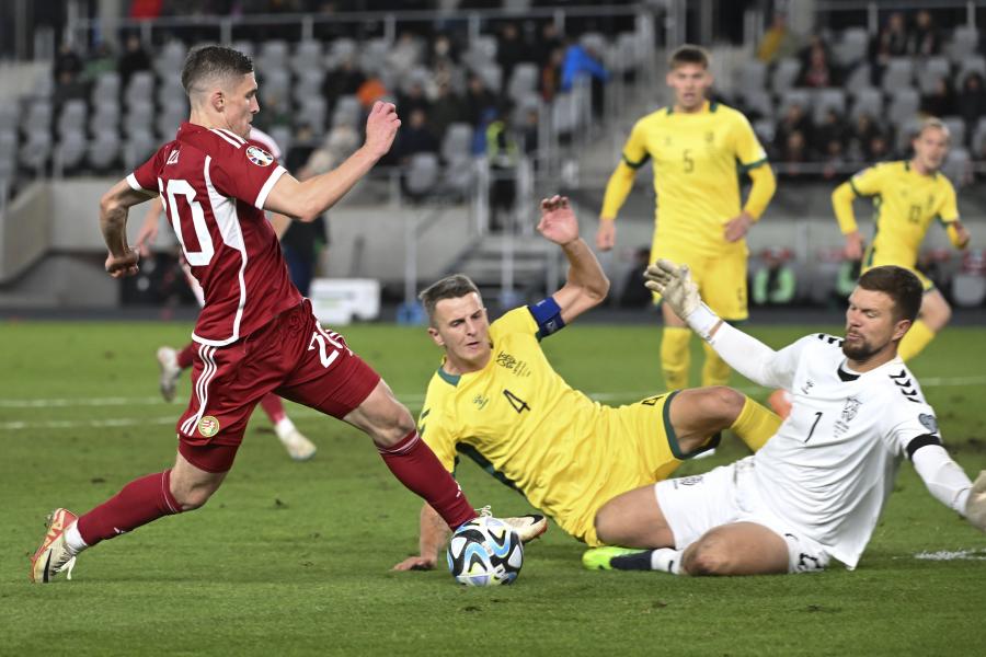 Kétgólos hátrányból egyenlített Litvánia ellen a magyar futballválogatott, még nem sikerült kijutnia az Európa-bajnokságra