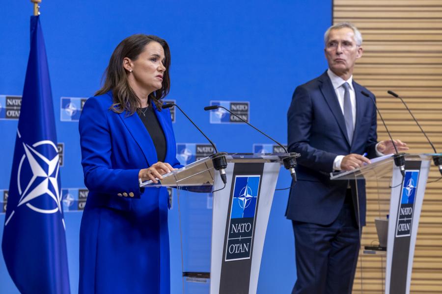 Novák Katalin állítja, nem Magyarország lesz az utolsó, amely ratifikálni fogja Svédország NATO-tagságát