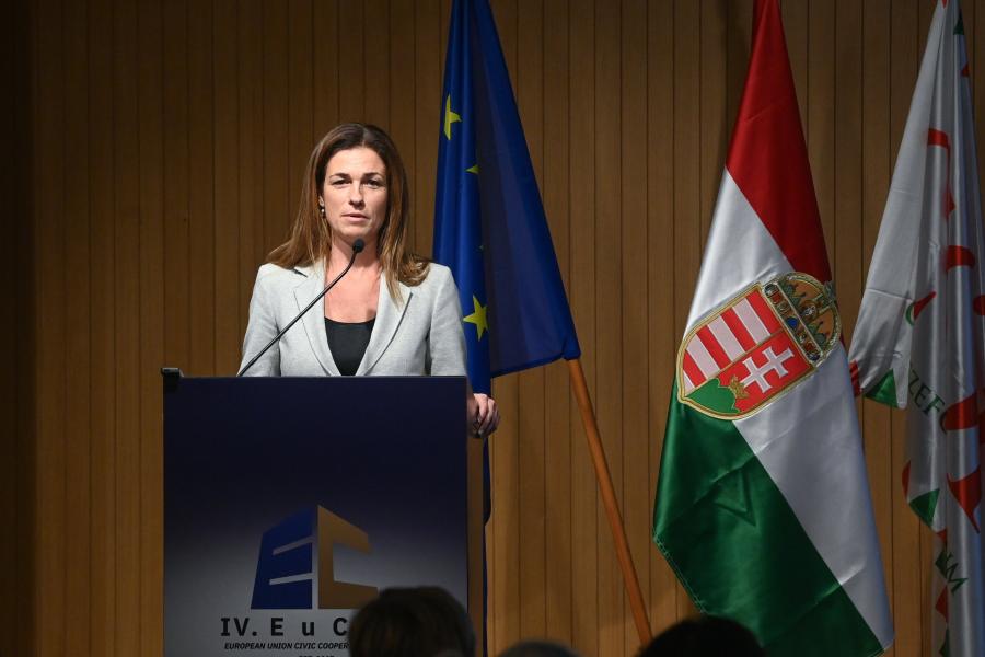 Varga Judit uniós jogállamisági dzsihádról értekezett egy kormánypárti konferencián