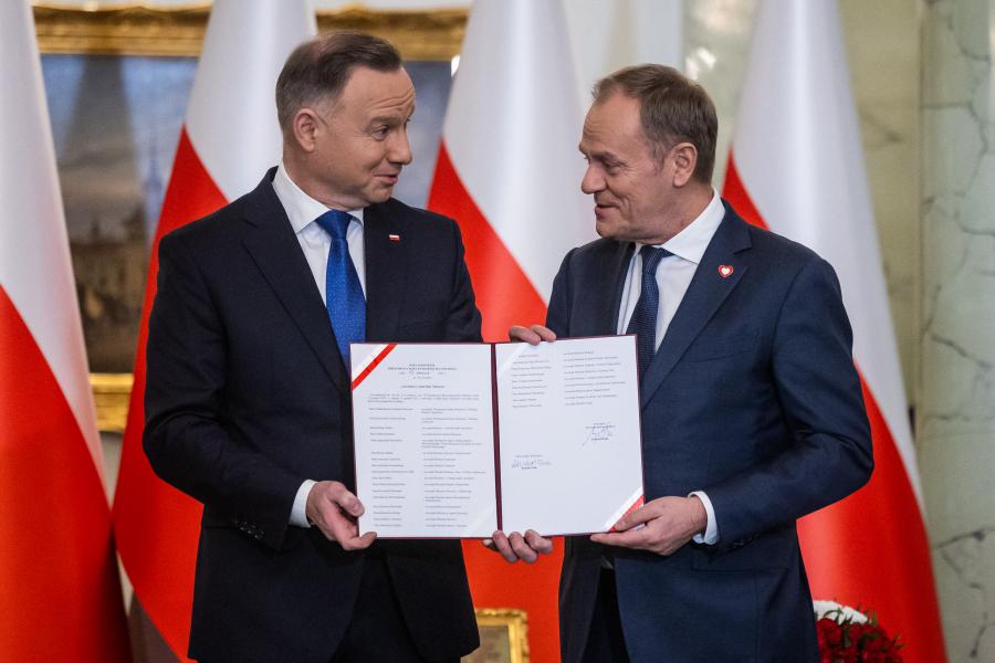 A lengyel elnök villámgyorsan keresztbe is tett az új varsói kormánynak, megvétózta a közszolgálati média költségvetését