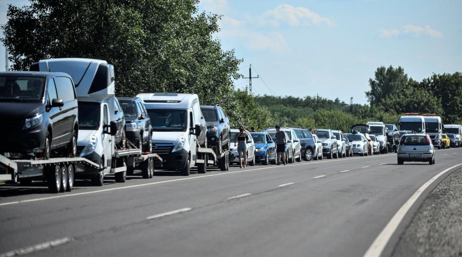Lövések dördültek a magyar-ukrán határon, hadköteles férfiakat tartóztattak fel az ukrán határőrök