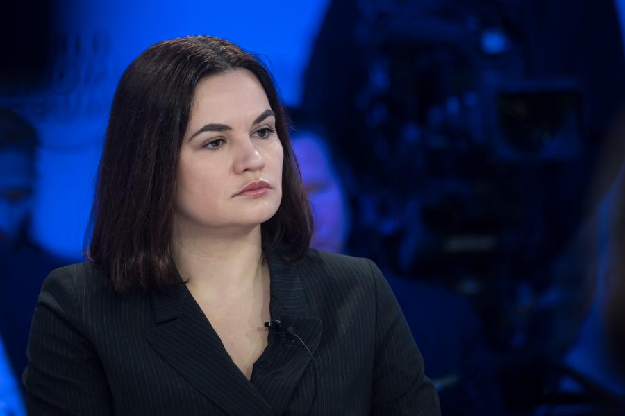 Szvjatlana Cihanouszkaja tárgyalt Novák Katalinnal Davosban,  a belarusz ellenzéki vezetőnek kérései is voltak