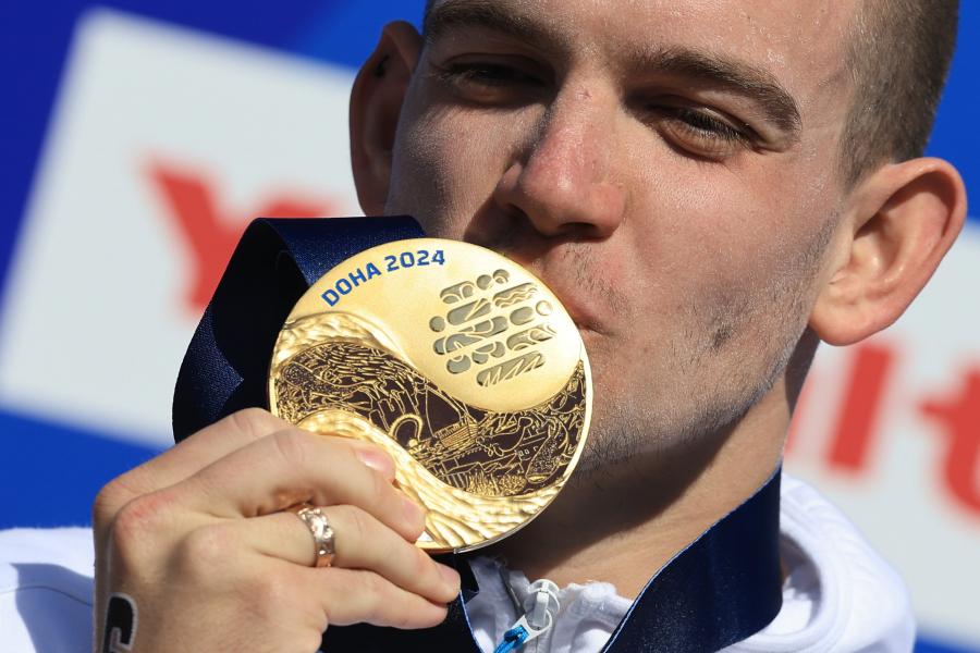 Rasovszky Kristóf aranyérmes 10 kilométeren a dohai vizes világbajnokságon