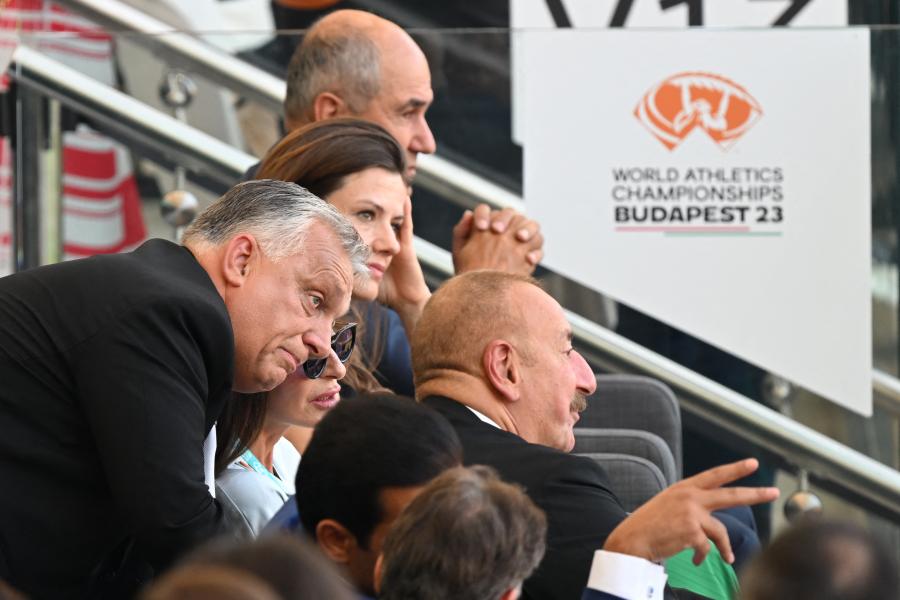 Orbán Viktor gratulált a 94 százalékos „óriási és vitathatatlan” győzelmet aratott azeri elnöknek