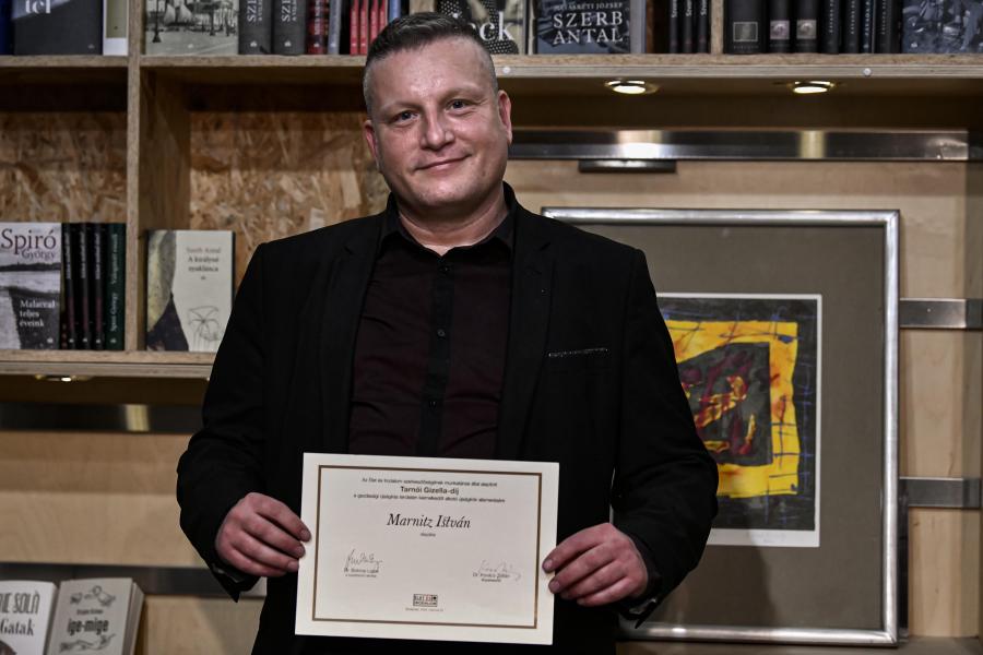 Lapunk munkatársa, Marnitz István kapta az év gazdasági újságírójának járó Tarnói Gizella-emlékdíjat 