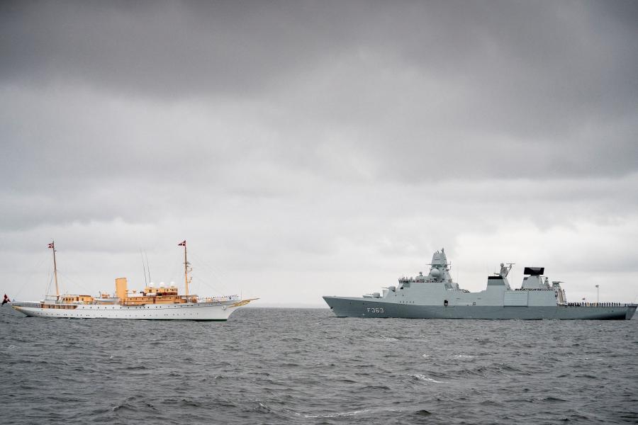 Besült a dán haditengerészet egyik rakétája, figyelmeztetést adtak ki a lehulló repeszek miatt