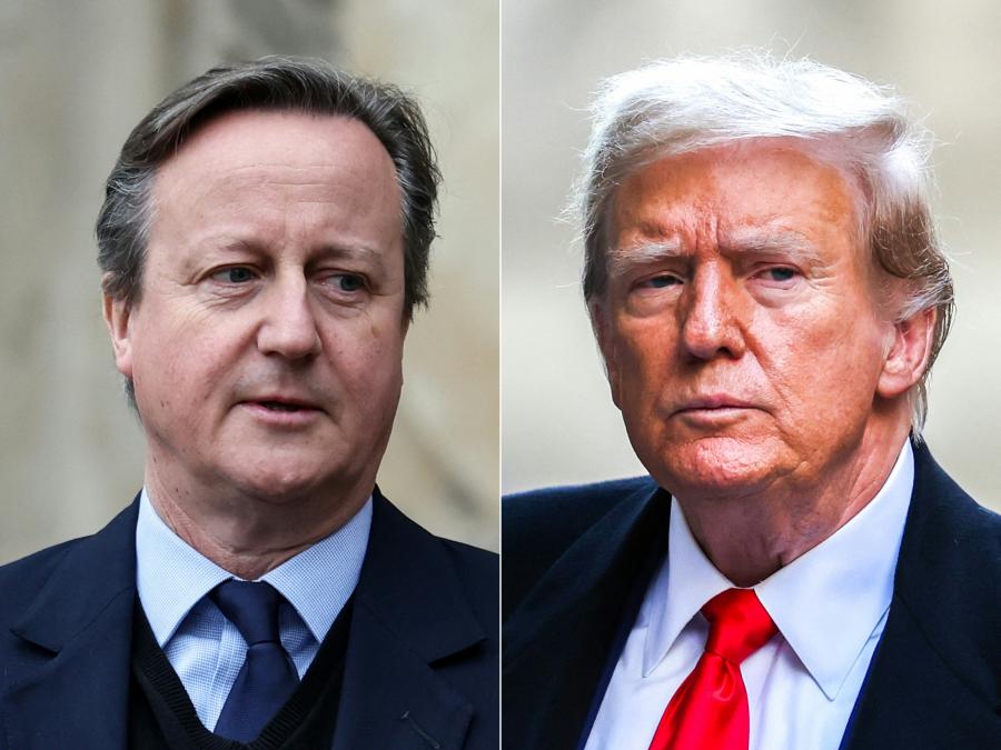 David Cameron győzködte Donald Trumpot, az Egyesült Államok érdeke is az, hogy Vlagyimir Putyin ne győzzön Ukrajnában