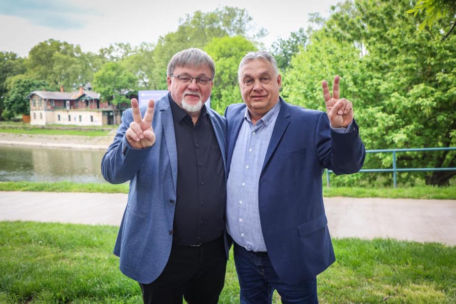 A nemesgörzsönyi magtár után Győrben folytatta kampánykörútját a miniszterelnök 